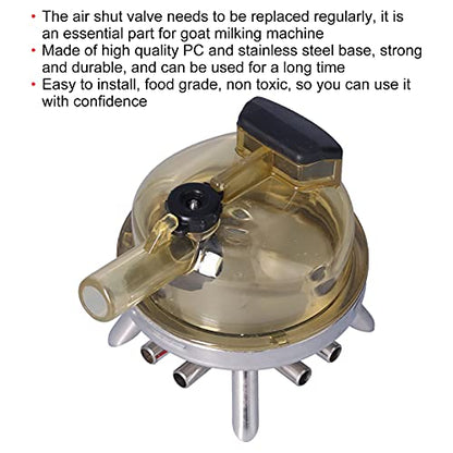Milking Claw, 400CC Milk Collector, Strong and Sturdy, Safe, Stainless Steel Milk Claw with Straight Buckle for Farms, Medium Sized Centralized Milking Stations
