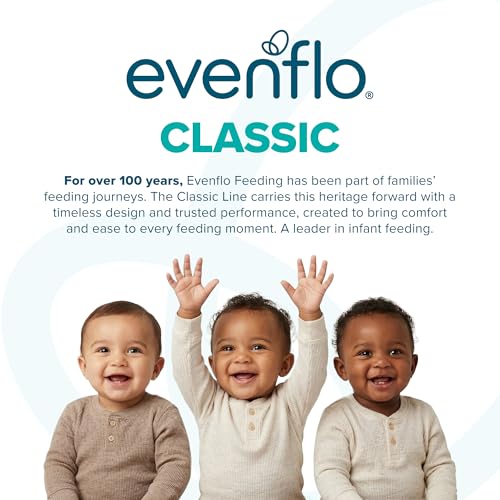 Evenflo Feeding Classic Glass, Twist Bottles, 4 Oz, 6 Bottles. - size: 1 Count (Pack of 6)