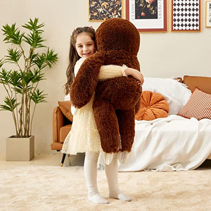 IKASA Giant Sloth Stuffed Animal Hanging Three Toed 30" Plush Toy,Large Big Jumbo Soft Toys,Huge Size Cute Fluffy Plushy Plushie,Gifts for Kids - style: Sloth