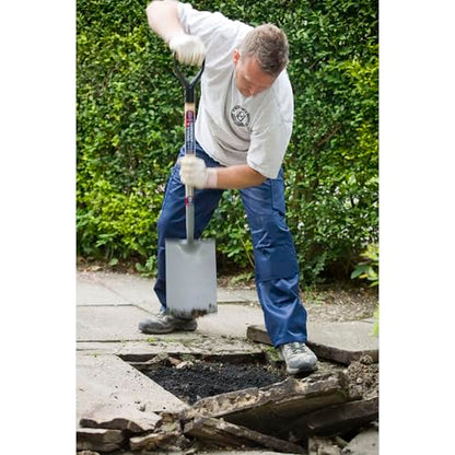 Spear & Jackson Neverbend Professional Treaded Digging Spade – Heavy-Duty Forged Carbon Steel Garden Spade for Tough Soil and Precision Digging - style: Treaded Digging Spade