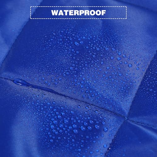 REDCAMP Large Warm Camping Blanket with Sherpa Lining, Cold Weather Outdoor Windproof Blanket for Camping Stadium, Machine Washable 59"x 79" Blue - color: 59"x 79" Blue