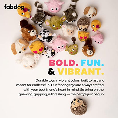fabdog Hedgehog faball Squeaky Dog Toy (Large) - color: Hedgehog, size: Large