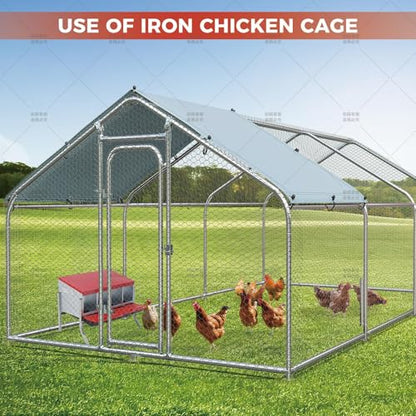 Garvee 4-Hole Roll Away Egg Collection Chicken Nesting Box, Galvanized Steel Nest Box for Laying Eggs - color: Red, size: 4 holes with legs