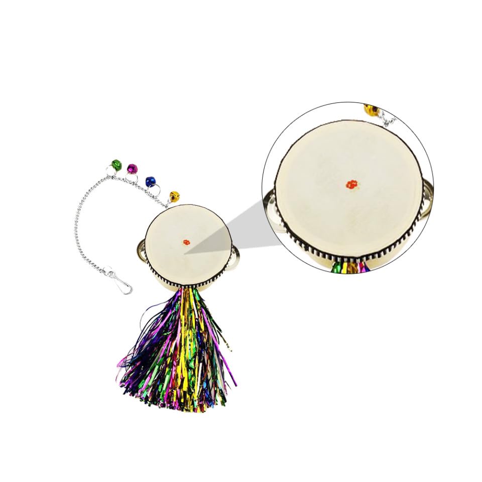 Stainless Steel Chicken with Double Sided Mirror Drum Fun Enrichment for Hens and Roosters and Pet Play Accessory for Coop Activity and Self Entertainment