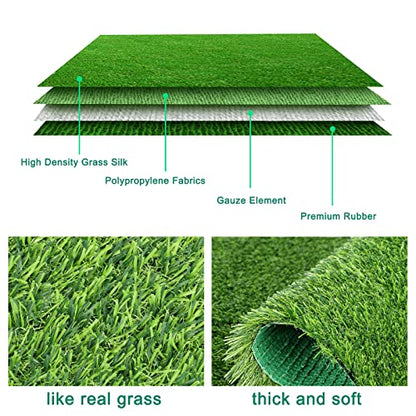 8 Pack Chicken Nesting Box Pads - Washable Artificial Grass Nesting Pads - Chicken Nesting Pads for Chicken Coop and Pet Garden Lawn Indoor Outdoor 12"×12"×1" - color: 8pack-Green