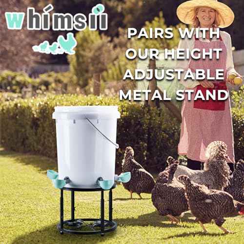 (8 Pack) Chicken Water Cups Feeder, Automatic Chicken Waterer, Anti-Leak System, Holds 50% More Water, Suitable for Chicks, Chicken, Duck, Quail, Turkey - size: 8