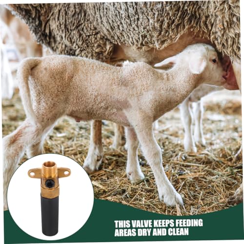 2pcs Copper Float Valve for Livestock Water Dispenser Automatic Water Control for Cattle Sheep and Pigs Durable Farm Accessory for Efficient Hydration Management