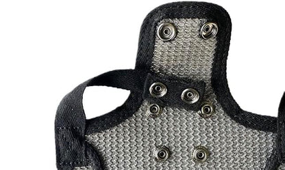 DOWN UNDER OUTDOORS 2 Pack Small Chicken Saddles for Bantams and Young Birds, Includes Shoulder Covers (Grey Mesh) - color: grey mesh
