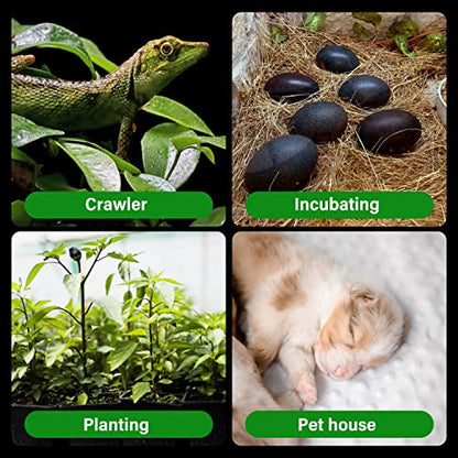 HealSmart Reptile Heat Lamp 150W Ceramic Heat Emitter, No Light Emitting Heat Bulbs for Amphibian Pet Brooder Coop Incubating Chicken, Lizard Bearded Dragon Turtle Snake Terrarium White - color: 1 Pcs (White), size: 150 Watts New