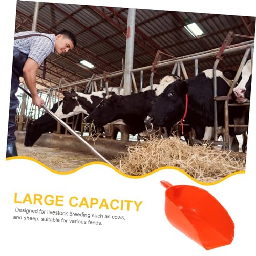 BESPORTBLE Capacity Feed Scoop Reusable Shovel Tool for Livestock Poultry Garden Use Durable Easy to Clean for Farm Home Feeding Tasks