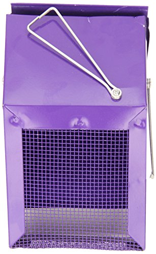 Ware Manufacturing 5-Inch Sifter Pet Feeder with Lid (Assorted Colors).