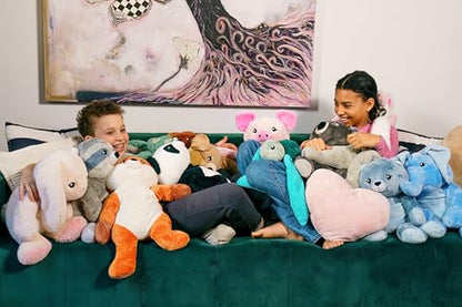 HUGIMALS Charlie the Puppy 20 Inch 4.5 lb Heavy Cute Sensory Weighted Comfort Plush | Large Unscented Washable Self Care Calming Stuffed Animal for Kids, Teens and Adults - color: Charlie the Puppy