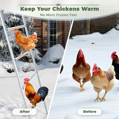Metal Chicken Coop, 9.8 x 6.6 x6.6 Walk-in Chicken Run for 10 Chicken with Upgrade Roosting Perch, Water-Resident and Anti-UV Cover, Sturdy Dome Roof Chicken House for Outdoor Farm Use - color: Dome Roof