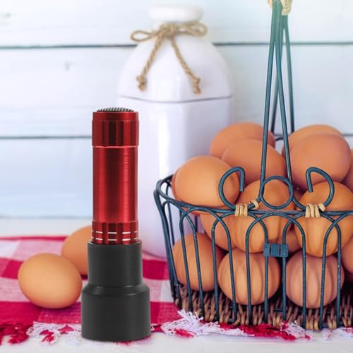 POPETPOP Incubator Egg Candling Lamp with Cool Bright Led Light Portable Egg Tester for Chicken Fertility Check Indoor Outdoor Use