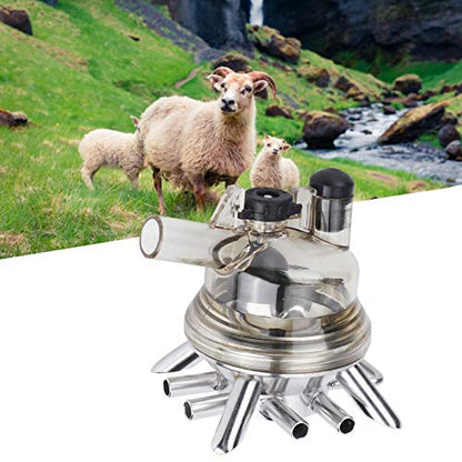 Milking Machine Replacement Part, 150ml Milk Claw Cluster for Lecheras and Vacas, Compatible with Cow and Sheep Milker Machines