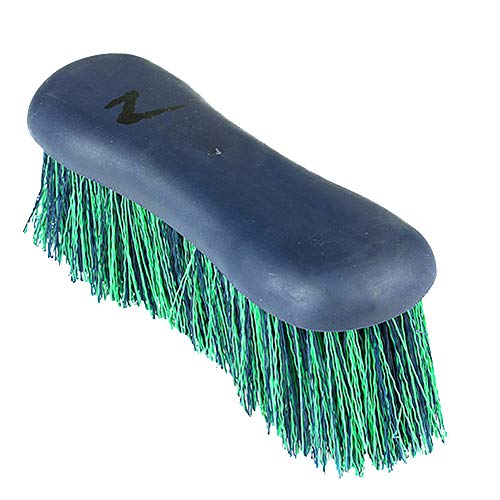 Horze Softgrip Long Bristle Dandy - Dark Blue - color: Dark Blue