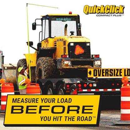 Quickclick Compact Plus Load Height Measuring Stick - Measures Up to 15 Feet - Measure Your Load Before You Hit The Road™ - size: Compact Plus - Measures Up To 15'