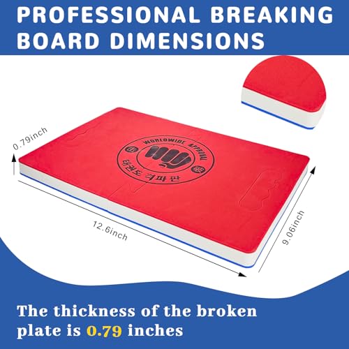 Taekwondo Training Set: Rebreakable Breaking Board & Kick Target Pad, Taekwondo Breaking Boards for Kids& Adults, Martial Arts Karate Boxing Sparring Gear - size: 2 Pack