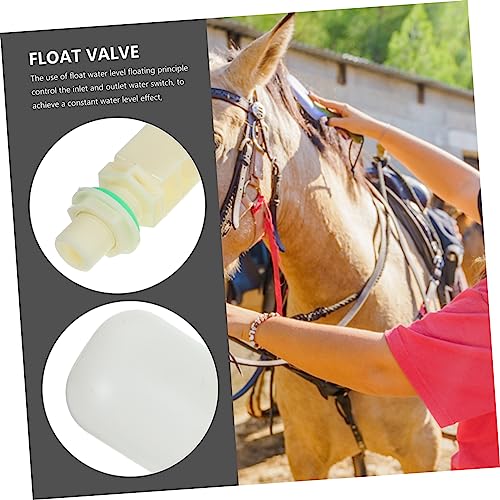 BESTonZON 2Pcs Float Valve for Automatic Water Troughs Stable Float Ball for Livestock Waterers Stainless Steel Efficient Water Control for Horses Cattle Goats Pigs Dogs