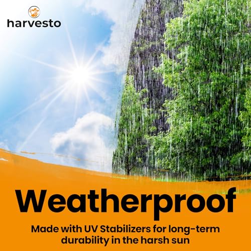 Harvesto Heavy Duty Bird Netting for Chicken Coops & Runs | Tree & Garden Netting Mesh 1-1/2" | Keep Hawks, Birds & Predators Away | Bird Netting for Blueberry Bushes, Vegetables & Fruit (25' x 25’) - size: 25' x 25' x 1.5"