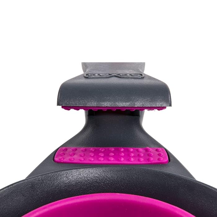 Dexas Popware for Pets Collapsible Klip Scoop, 3-in-1 Pet Food Scoop, Measuring Cup and Bag Clip, 2 Cup Capacity, Fuchsia - color: Fuchsia, size: 2 Cup Capacity
