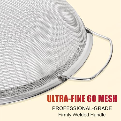 Fine Mesh Paint Strainer 60 Mesh Stainless Steel Paint Filter Emulsion Honey Funnel Filter Cover Fits 5 Gallon Paint Bucket Filter Tool Insert Strains (1 pc) - size: 1 pc