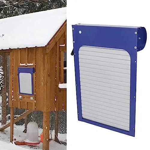Automatic-Chicken-Coop-Door-2023 Newest Solar Powered Chicken Coops Opener with Timer & Light Sensor Aluminum Chicken Coops Door