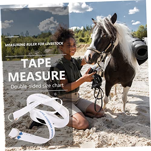 2.5m Professional Livestock Measuring Tape Horse Tape Measure Reusable Farm Tool