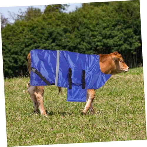 GANAZONO Calf Winter Coat Windproof Thickened Blanket for Calves Soft Comfortable Belly Protection Flexible Sizing for Cold Weather