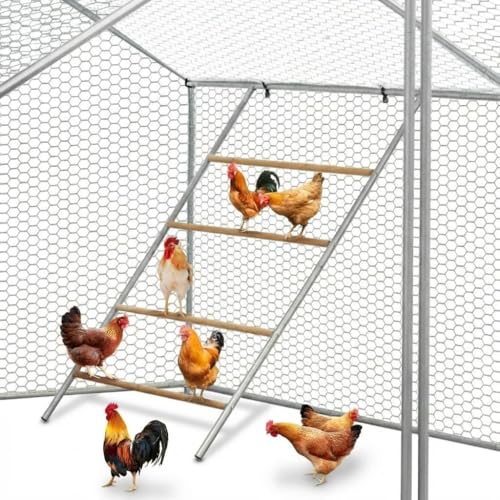 Chicken Roosting Bars, Chicken Perch for Coop,Backyard Poultry Farm, Chicken Coop Toys - Easy Installation & Cleaning (55'' L x 40'' W) - size: 55.12"L x 39.37"H