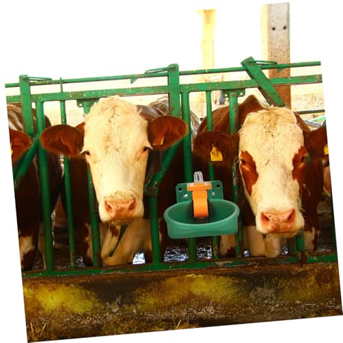 ERINGOGO 2pcs Automatic Goat Sheep Water Bowl Plastic Livestock Drinking Dispenser Float Valve Suitable for Cattle and Pigs Easy to Use Automatic Waterer