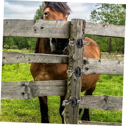 BESPORTBLE 4pcs Electric Fence Insulator Kit for Cattle and Ranch Fencing Weather-Resistant Design for Secure Connections and Versatile Use in All Climates