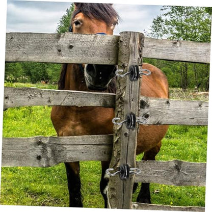 BESPORTBLE 4pcs Electric Fence Insulator Kit for Cattle and Ranch Fencing Weather-Resistant Design for Secure Connections and Versatile Use in All Climates