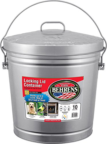 Behrens 6110 10-Gallon Locking Lid Can