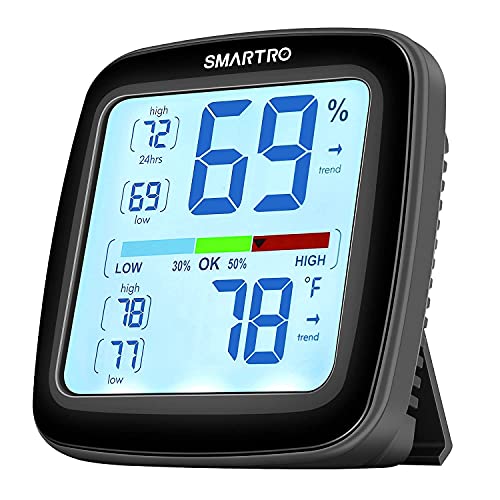 SMARTRO SC92 Professional Indoor Outdoor Thermometer Wireless and SC42 Professional Digital Hygrometer Indoor Thermometer Room Humidity Gauge Temperature and Humidity Meter & Pro Accuracy Calibration
