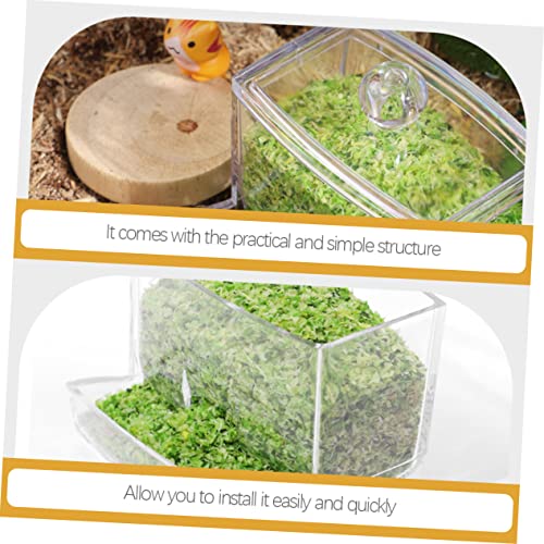 1pack Automatic Feeder Trough No Waste Chicken Feeder for Chicken Enrichment