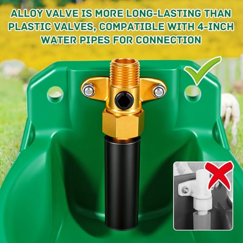 Automatic Goat Waterer Automatic Sheep Water Bowl Touch-Activated Waterer Animal Livestock Water Dispenser for Goat Sheep Pig Piglet Calf Dog