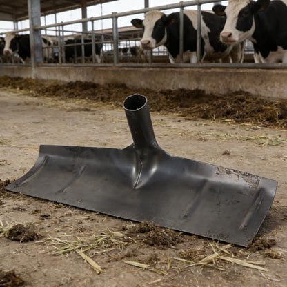 Livestocks Manure Scraper Head - Heavy Duty Dung Shovel for Barn Pasture Cleaning - for Large-Scale Livestocks Facilities