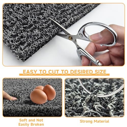 DRQ 8 Pcs Nesting Pads for Chicken Coop - Washable Chicken Nesting Pads, Reusable Chicken Coop Accessories for Hen Laying Mats 12"×12" (Gray) - color: Grey