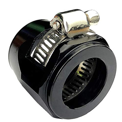 Aluminum Hex Hose Finisher Clamp 24AN for AN24 Fuel Line 45mm (1-3/4") OD Hose - size: 24AN