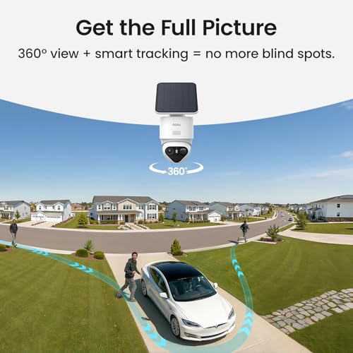 aosu T2 Ultra 4K Security Cameras Wireless Outdoor, 2 Cam Kit, Smart Home Security System with TrueColor Night Vision, AI Recognition & 360° Motion Tracking, Solar Power, Expandable 1TB Local Storage - style: 2-Cam Kit
