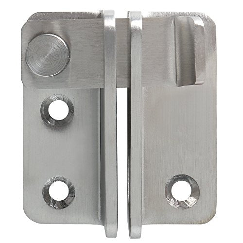 Alise Flip Latch Gate Latch,Shed Door Latch Barn Door Lock Shed Lock Shed Latch,Brushed Stainless Steel Locking Latches for Shed Barn Fence Chicken Dog Cage Window Cabinet Backyard Garage,L-Size - color: Brushed Nickel, size: Large Size (SS)