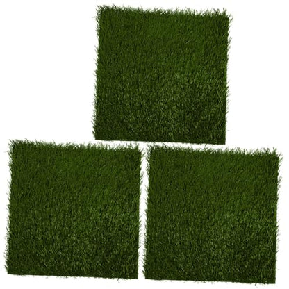 BESPORTBLE 3Pcs Chicken Nesting Pads Reusable Fake Grass Mats for Coop Pads for Hens Washable Nest Box Liners for Comfortable Egg Laying