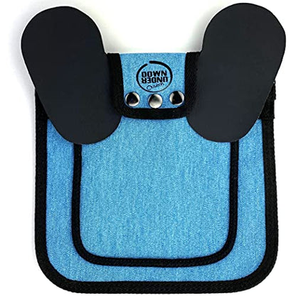 DOWN UNDER OUTDOORS Medium-Large Chicken Saddle with Adjustable Straps, Chicken Apron, Poultry Saver, Pet Supplies, Including Shoulder Cover (Blue) - color: Blue