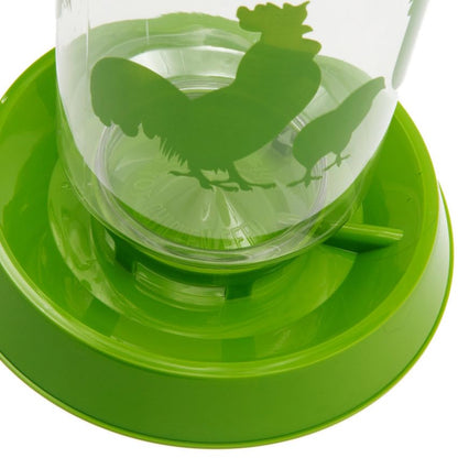 Lixit® Feeder or Waterer for Chickens and Other Wildlife - Made in USA (4 Quart) - size: 1 Count (Pack of 1)