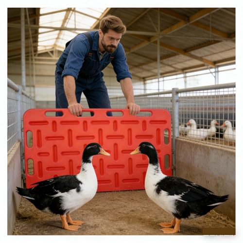 Sturdy and Lightweight Livestock Sorting Panel for Pig Hog Cattle Cow Sheep Goat Poultry, Thickened Animal Guide Panel Hog Panels Poultry Prod(97 x 76 cm) - size: 97 x 76 cm