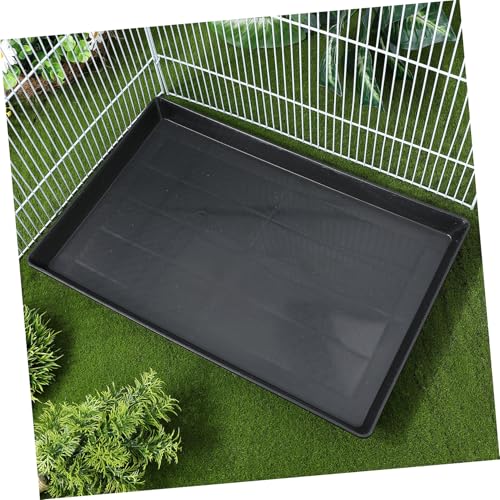 BESPORTBLE Bird Cage Poop Tray Replacement Dog Crate Tray Potty Parrot Toilet Pan Pet Poop Holder 2pcs 44x29x3cm - size: 44x29cm