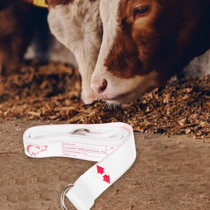 Mipcase Livestock Weight Tape for Horse Cattle Goat Portable Animal Measurer Easy to Use Accurate