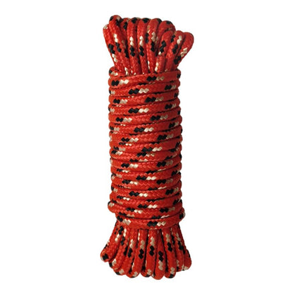Diamond Braided Polypropylene Rope Nylon Mix Thick Heavy Duty Ropes 1/4 inch 25ft High Strength Rope Perfect for Clothesrope Camping Hiking and Other Outdoor Activities 1/4 25ft 3Pack - size: 1/4'' 25ft 3Pack