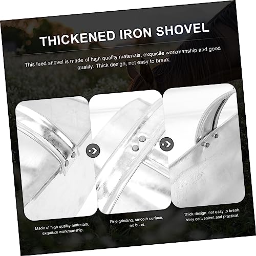 1pc Portable Feeding Shovel Lightweight Farm Distribution Scoop for Poultry Livestock and Gardens Easy to Clean Capacity Versatile Use Farms and Orchards